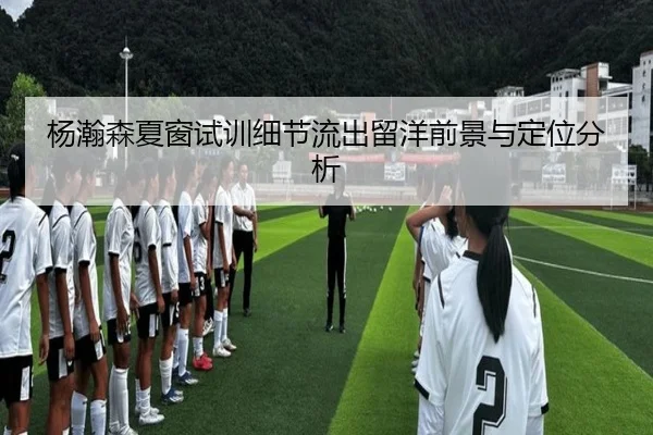 杨瀚森夏窗试训细节流出留洋前景与定位分析 - WMsports